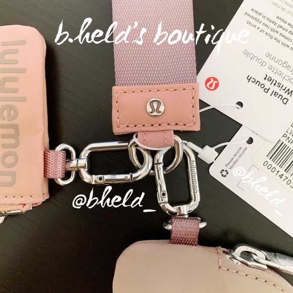 lululemon Dual Pouch Wristlet in Pink Pastel/Twilight Rose OS Brand New NWT - Picture 12 of 15